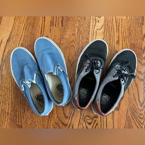 Lot of (2) pairs of men’s Vans shoes